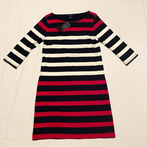 Tommy Hilfiger Striped Dress Womens Size Medium - Picture 1 of 16